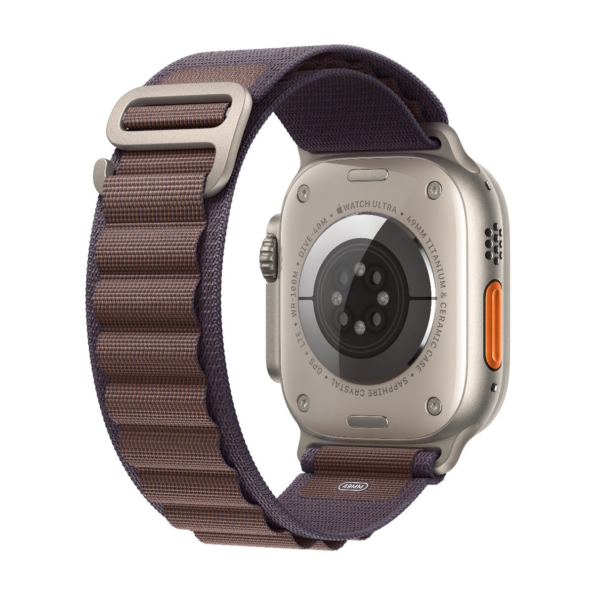 Apple Watch Ultra 2 GPS + Cellular, 49mm Titanium Case with Indigo Alpine Loop - Small