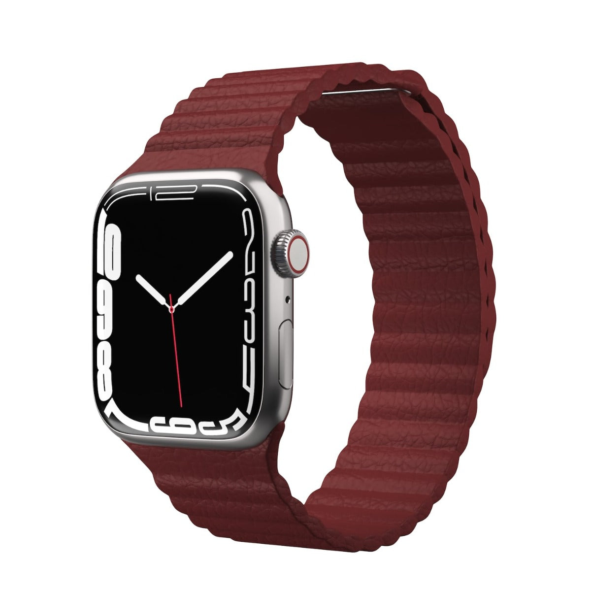 Next One Claret Leather Loop 42/44mm For Apple Watch