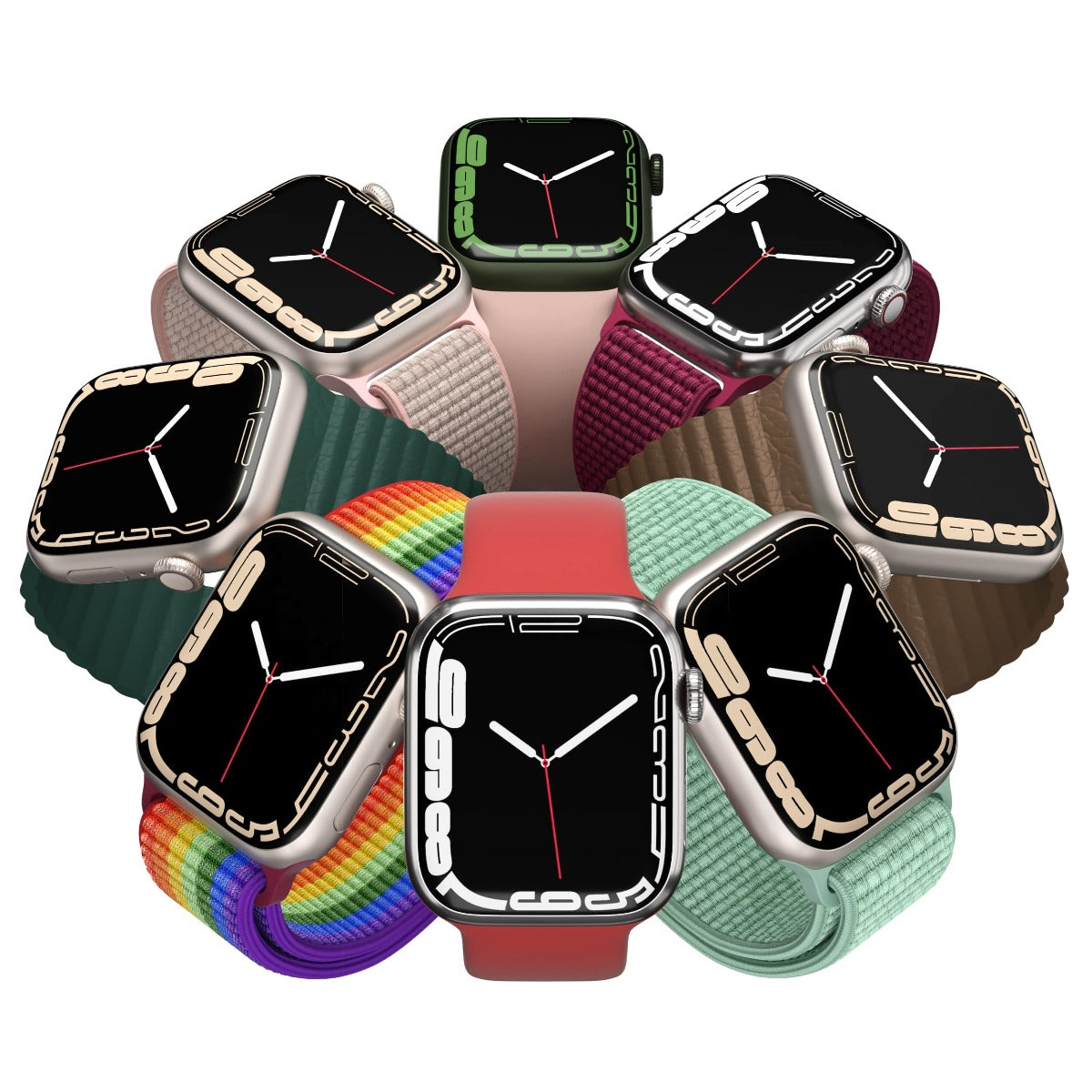 Next One Claret Leather Loop 42/44mm For Apple Watch