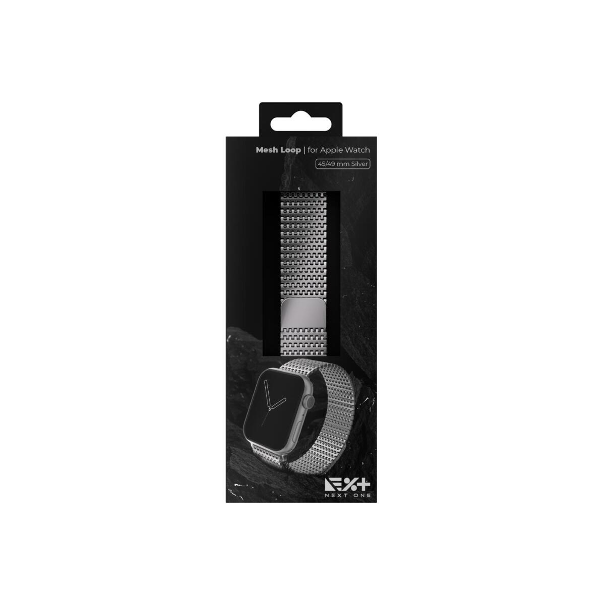 Next One slučka pre Apple Watch 45/49mm | strieborný