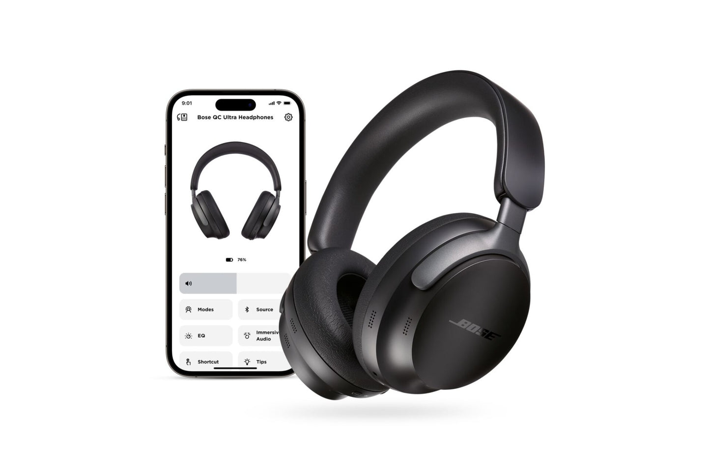 Bezdrôtové slúchadlá Bose QuietComfort Ultra - čierne