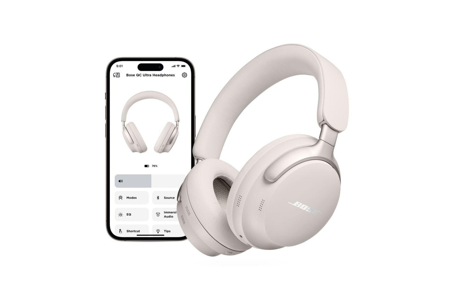 Bezdrôtové slúchadlá Bose QuietComfort Ultra - biele
