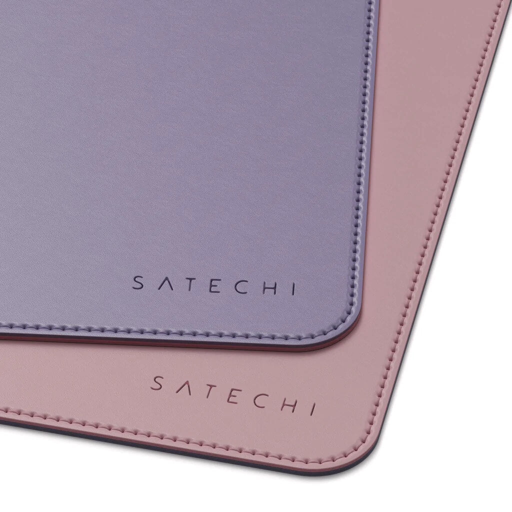 Satechi dual sided Eco-leather Deskmate - Pink/Purple