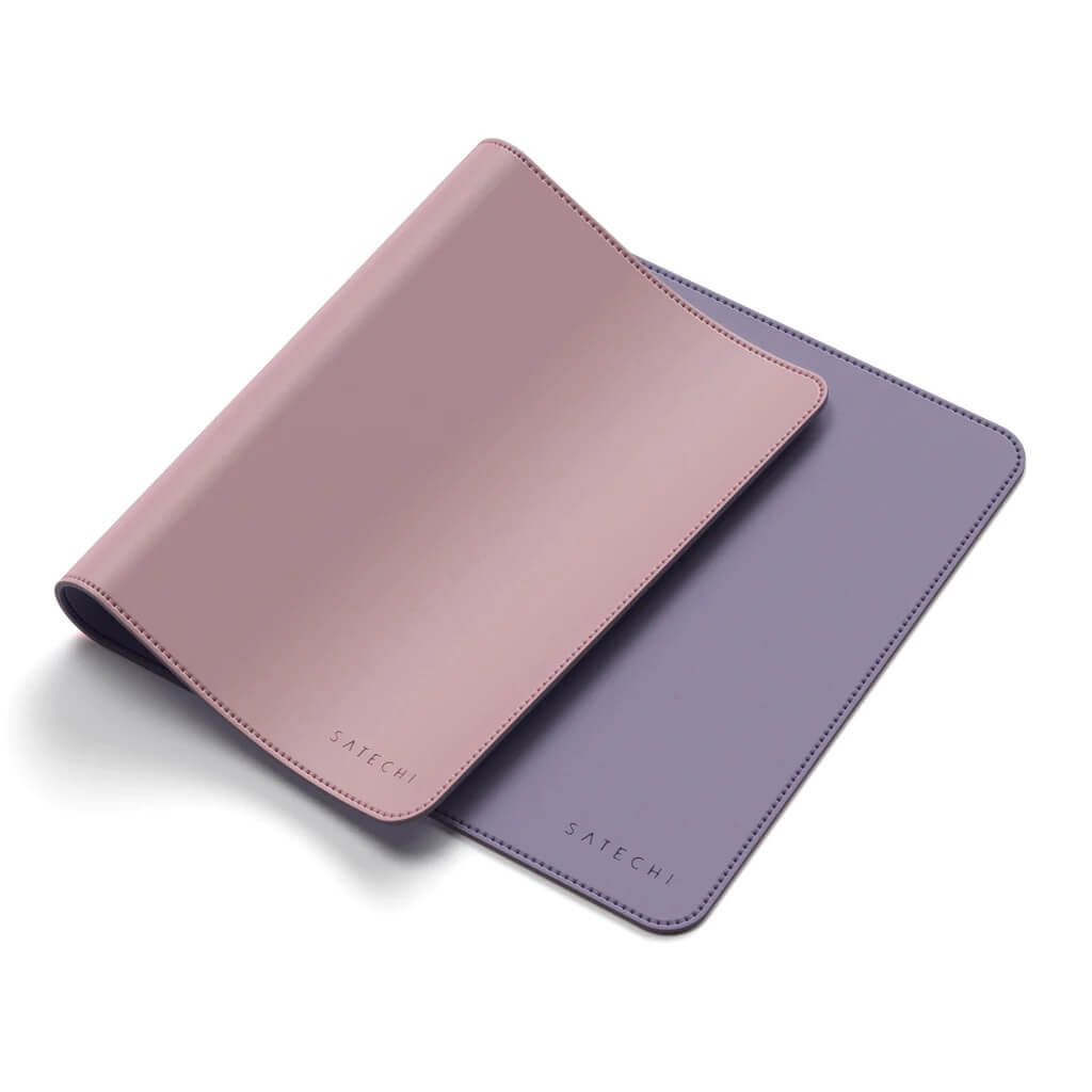 Satechi dual sided Eco-leather Deskmate - Pink/Purple