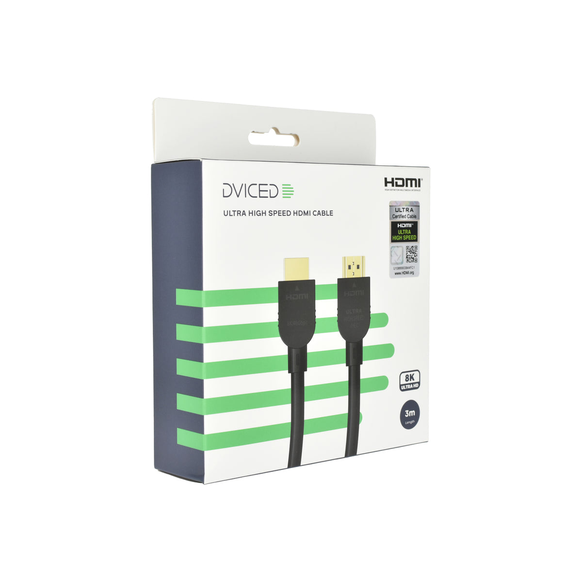Dviced HDMI kábel PVC 3m - čierny