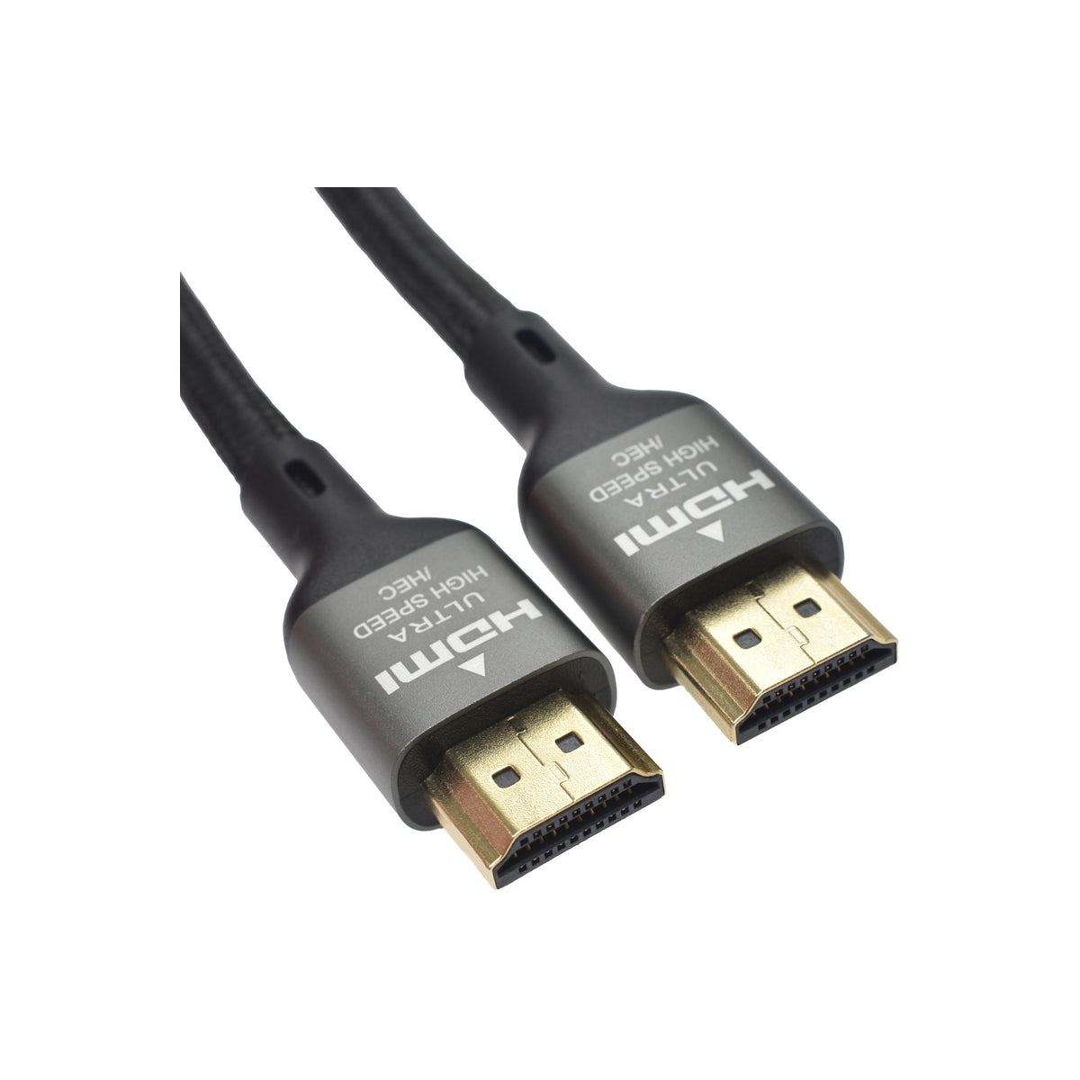 Dviced HDMI kábel pletený 1,5 m - čierny