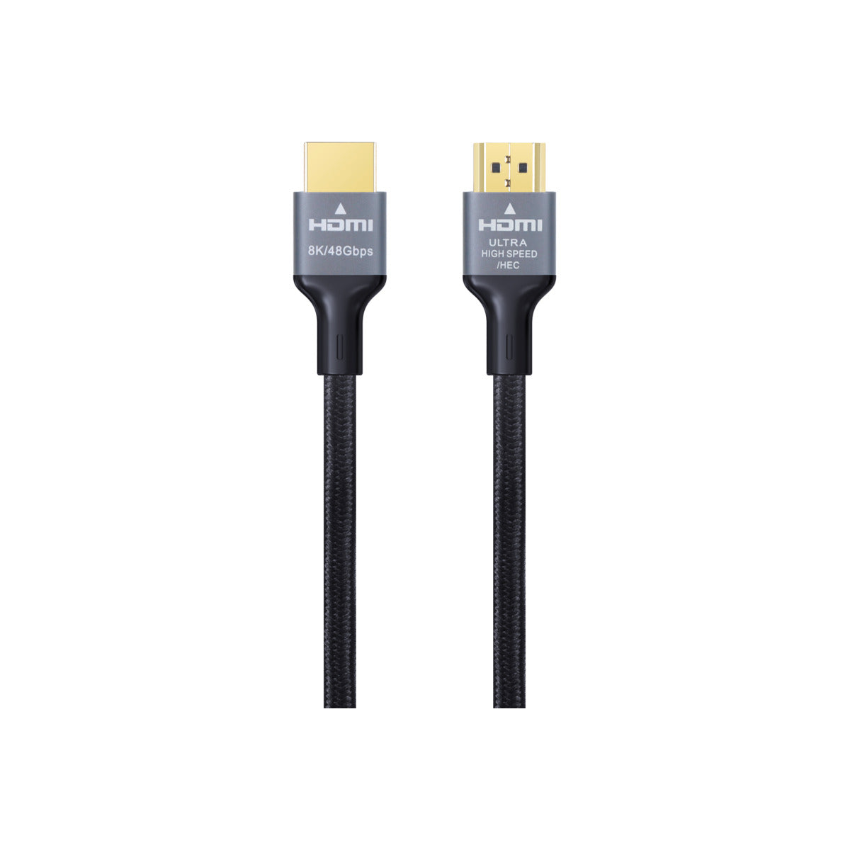 Dviced HDMI kábel pletený 1,5 m - čierny