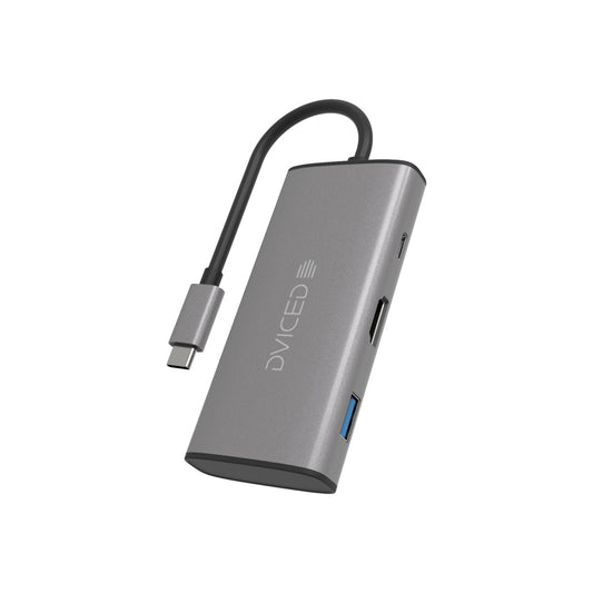 Dviced 6-in-1 HUB Type-C – šedý
