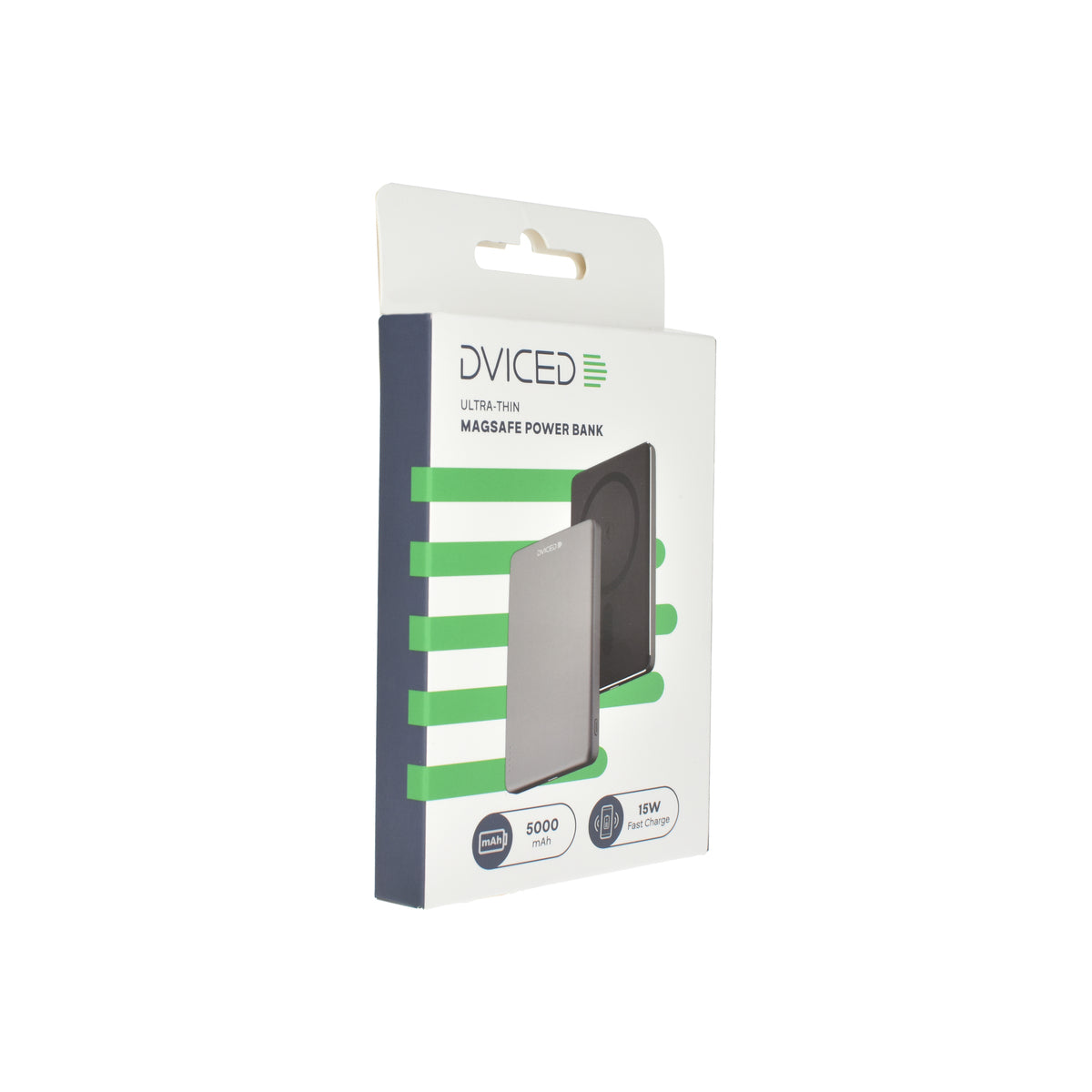 Dviced Ultratenká power banka 5000mAh - čierna/sivá