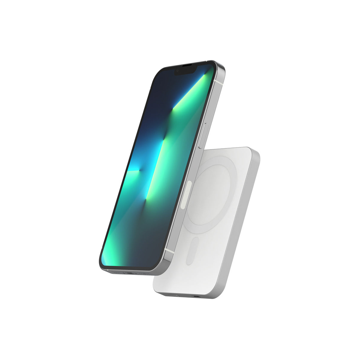 Epico 5000mAh Aluminium Power Banka - Strieborná