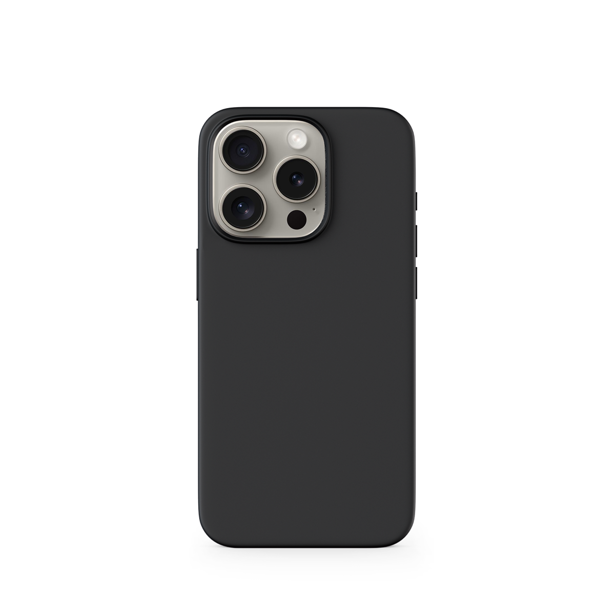 EPICO Mag+ Silicone Case Pro - Black - iPhone 16 Pro Max