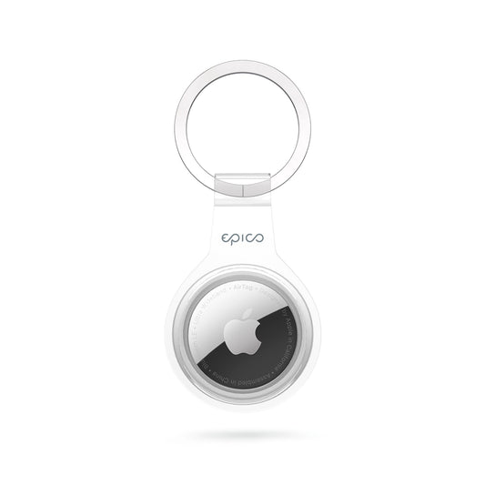 Epico Transparent case pre AirTag - Biela transparentná