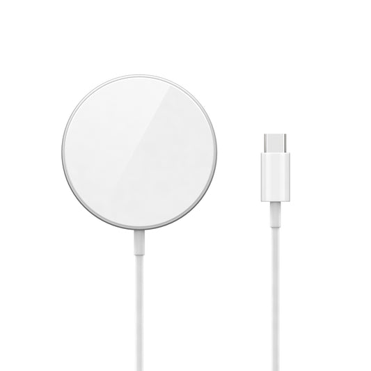 MagSafe bezdrôtová nabíjačka iSTYLE Fast Magnetic Wirelles Charger - streiborná