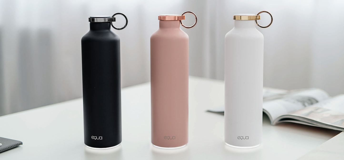 Equa Smart nerezová fľaška - Pink Blush