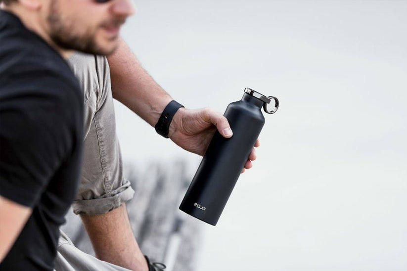 Equa Smart nerezová fľaška - Dark grey