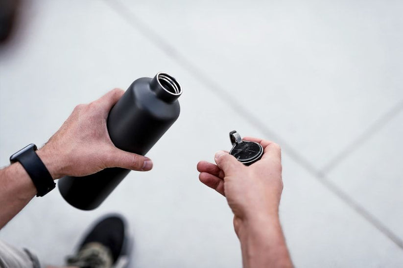 Equa Smart nerezová fľaška - Dark grey