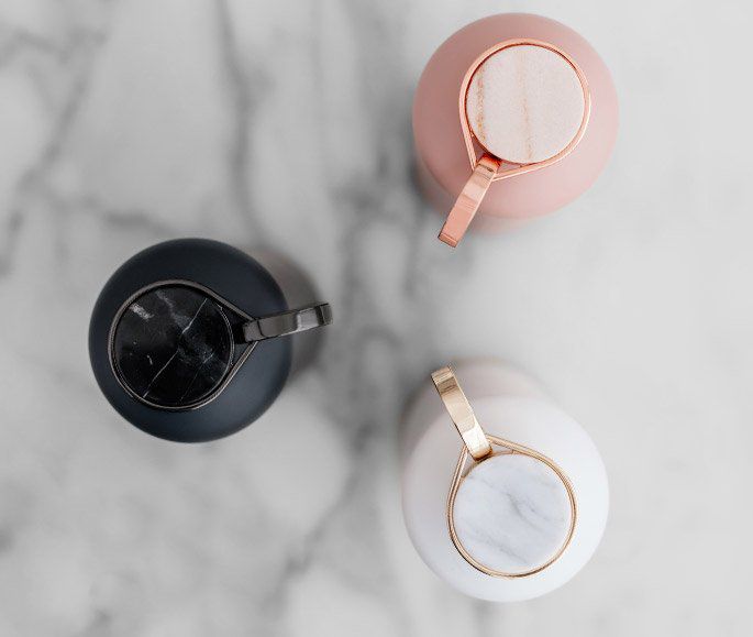 Equa Smart nerezová fľaška - Dark grey