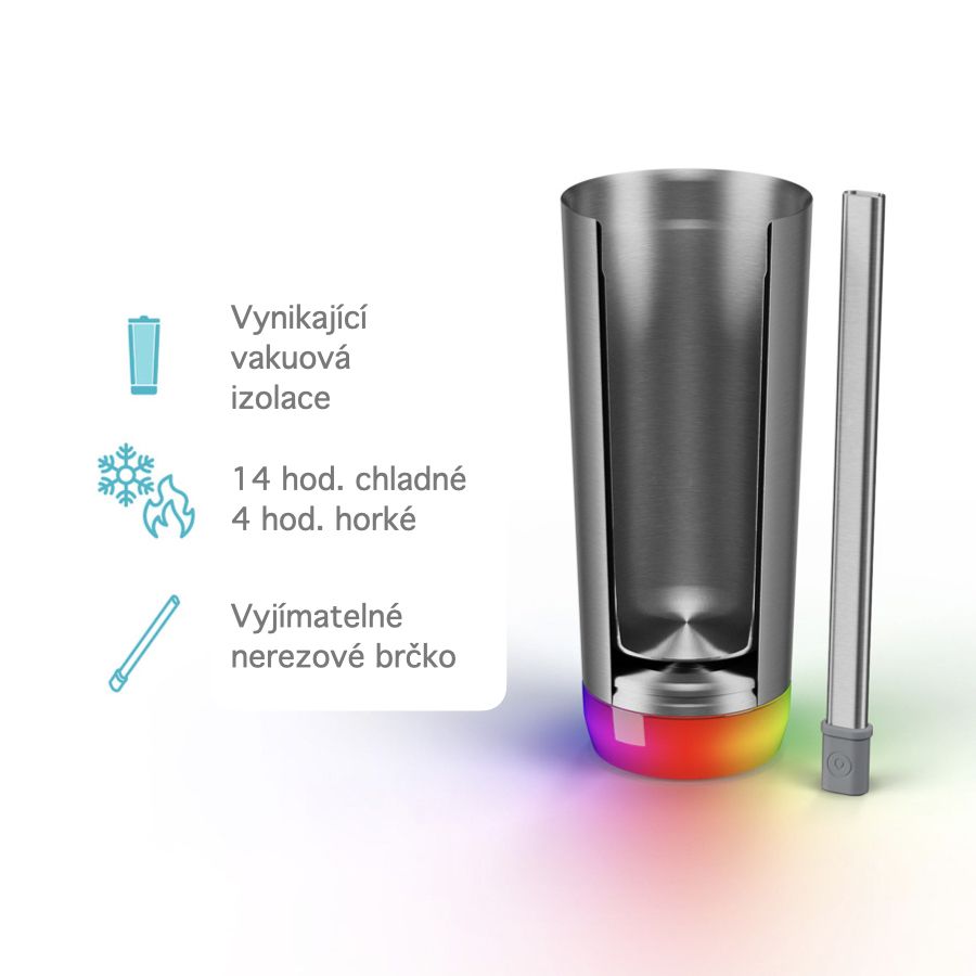 HidrateSpark Pro Tumbler - Smart Bottle, 592ml, Stainless