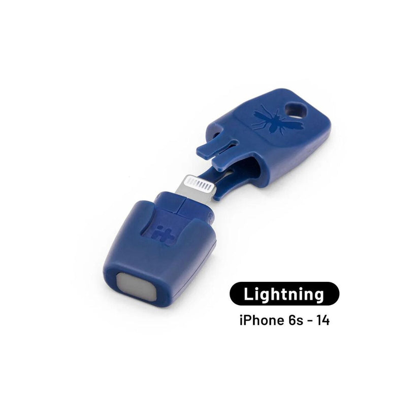 Heat it - ošetrenie bodnutia hmyzom pomocou smartfónu, Lightning