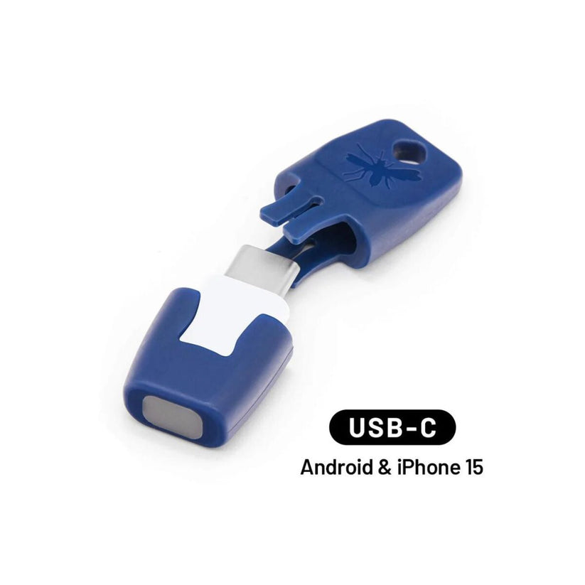 Heat it - ošetrenie bodnutia hmyzom pomocou smartfónu, USB-C