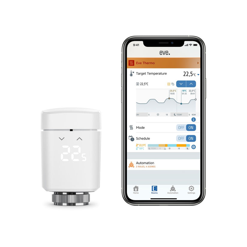 Chytrý ventil na radiátor Eve Thermo s podporou Thread