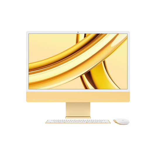 24-palcový iMac s Retina 4.5K displejom: Apple M3 čip s 8 jadrovým CPU a 10 jadrovým GPU, 256GB SSD - Yellow