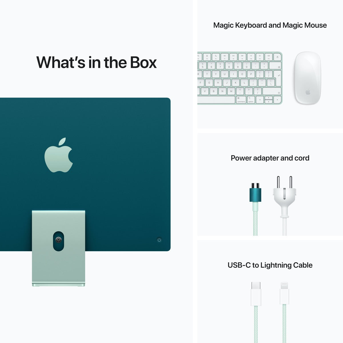 Apple iMac 24 Zelený/M1/8CPU/8GPU/8GB RAM/512GB SSD - Slovenská klávesnica