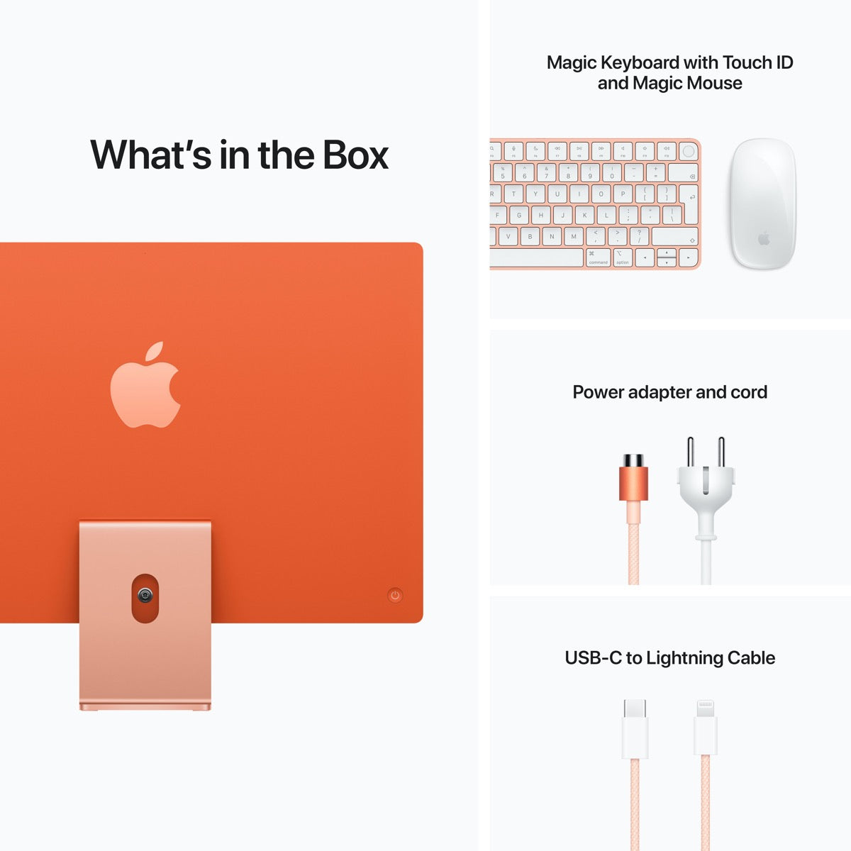Apple iMac 24 Oranžový/M1/8CPU/8GPU/8GB RAM/256GB SSD - Slovenská klávesnica