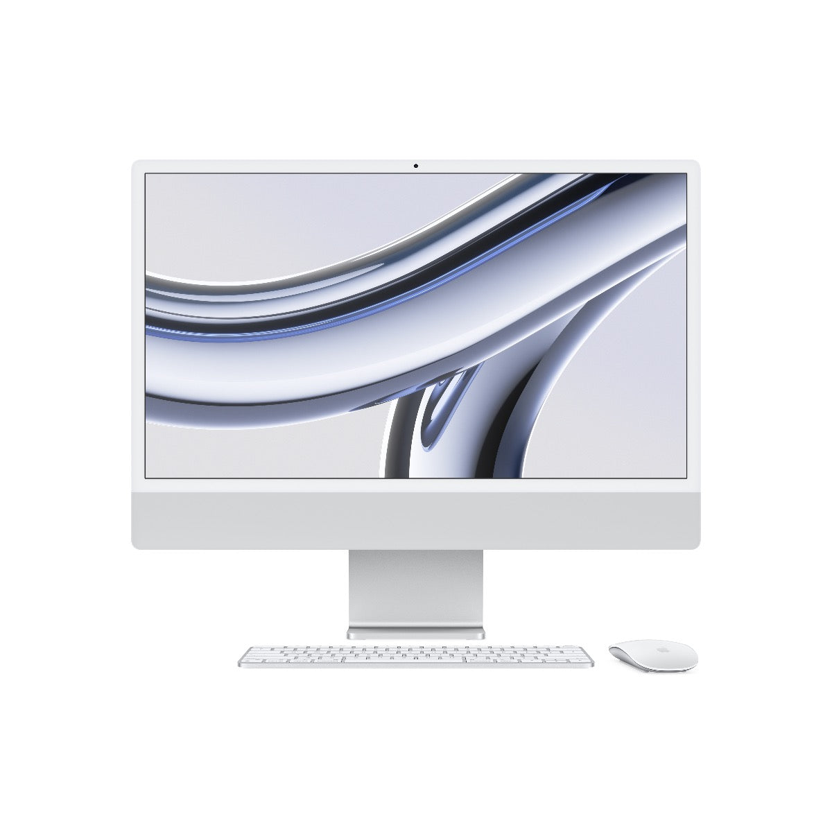 24-palcový iMac s Retina 4.5K displejom: Apple M3 čip s 8 jadrovým CPU a 10 jadrovým GPU, 256GB SSD, 16GB jednotnej pamäte - strieborný