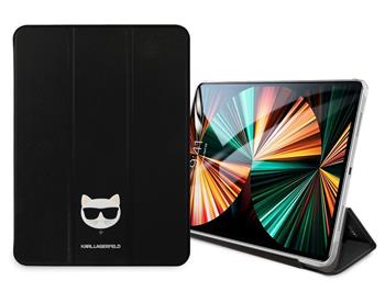 Karl Lagerfeld Head Saffiano Case for iPad Pro 12.9 (2022) Black