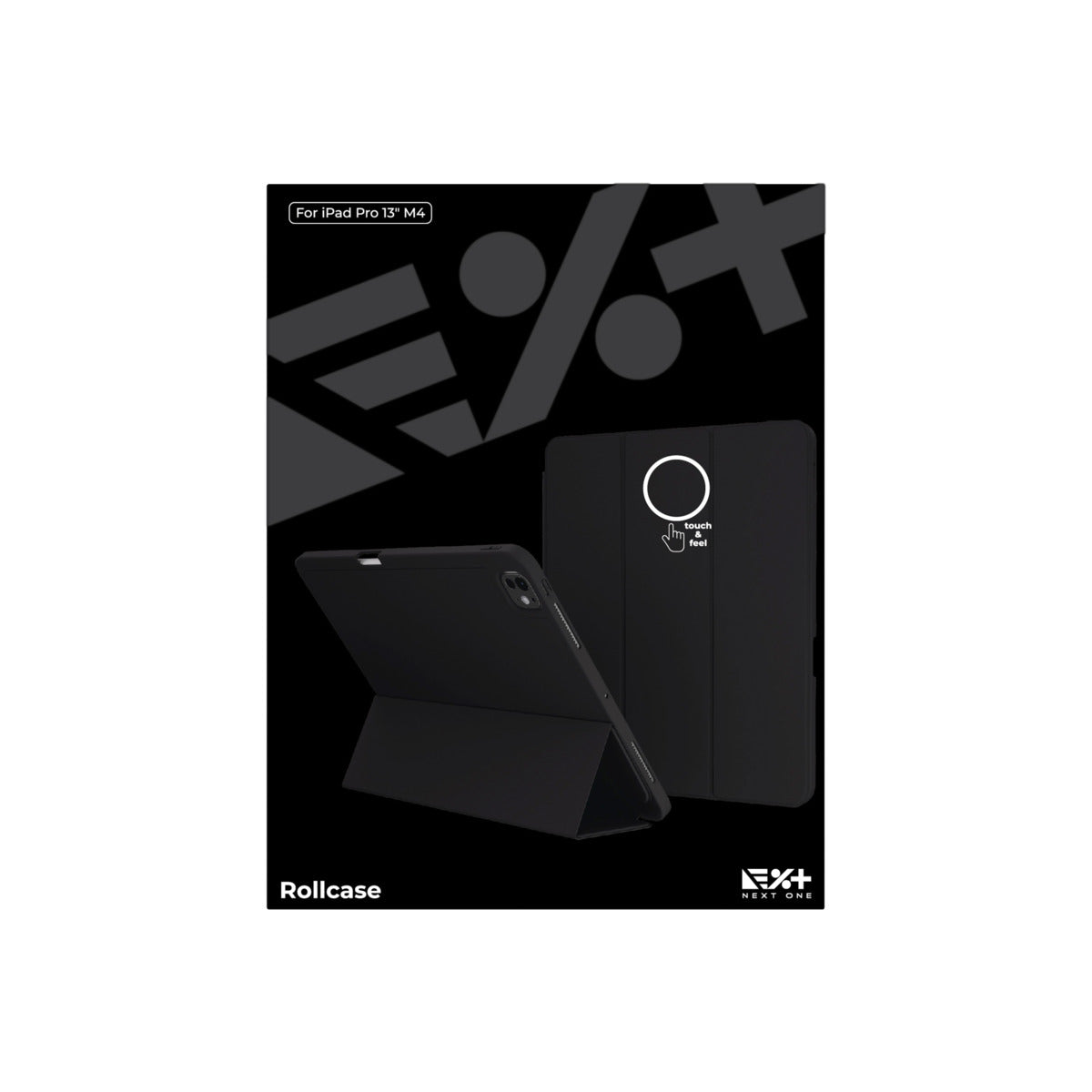 "NEXT ONE BLACK ROLLCASE FOR IPAD PRO 13"" M4"