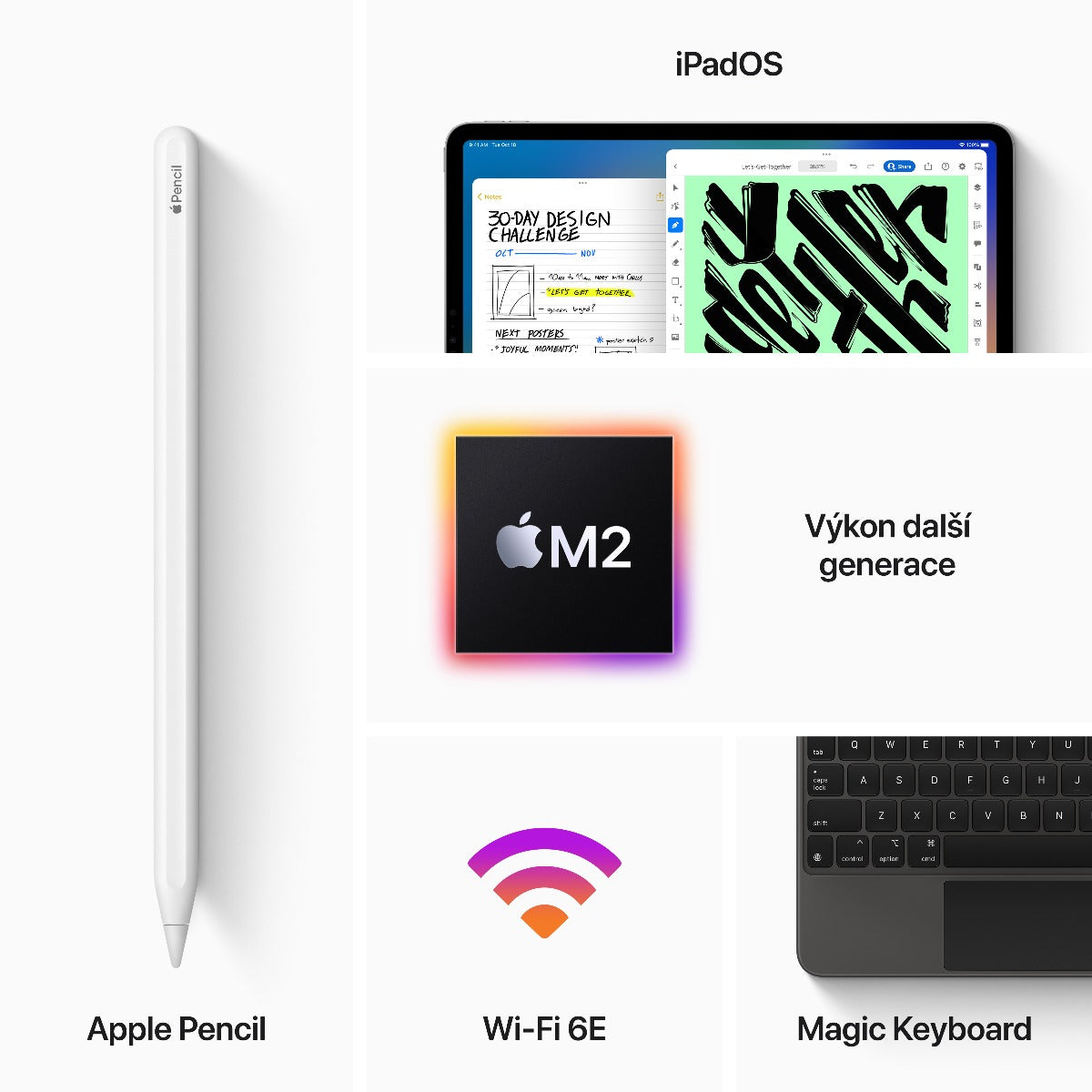 Apple iPad Pro 11palcový Wi-Fi 1TB - Space Gray