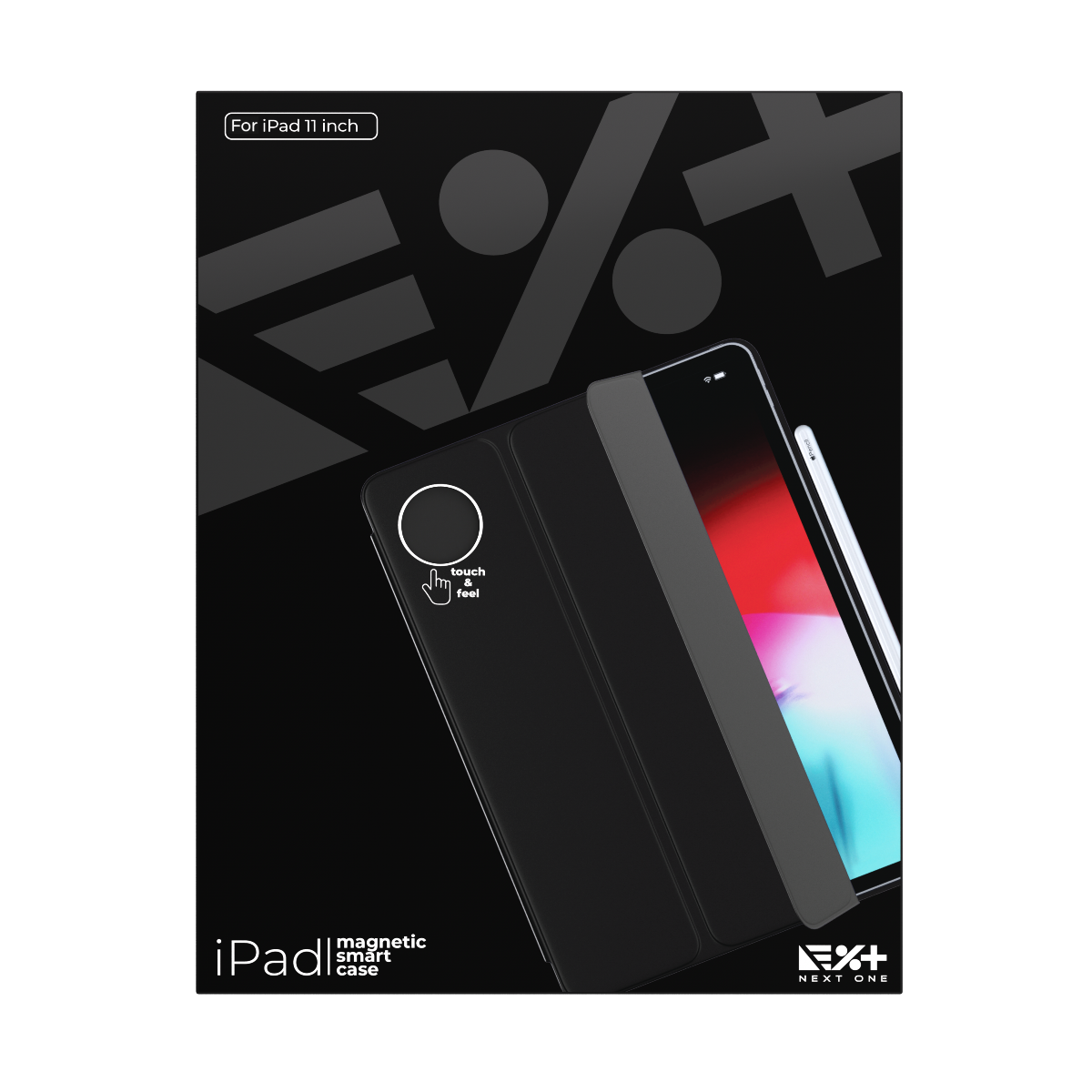 Next One Magnetic Smart Case pre iPad 11 palcový (2.) – čierny