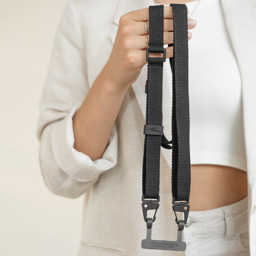 Woodcessories Change Case Lanyard - Black - iPhone 14/13