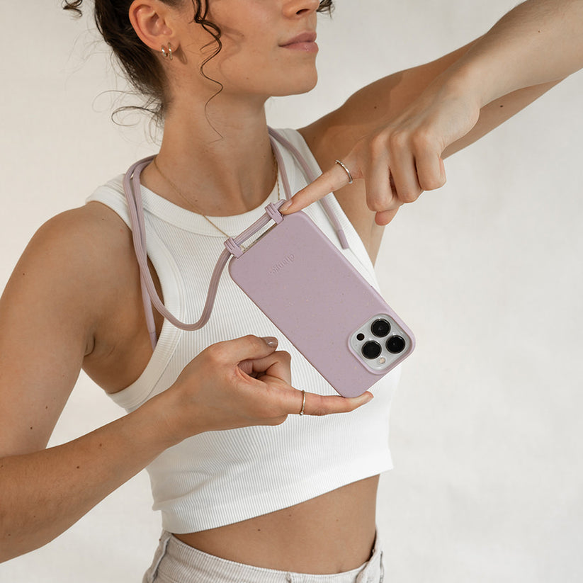 Woodcessories Change Case Bio - Lilac - iPhone 14 Plus