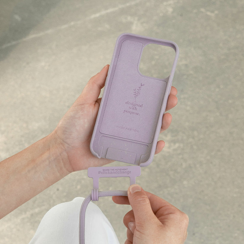 Woodcessories Change Case Bio - Lilac - iPhone 14 Plus