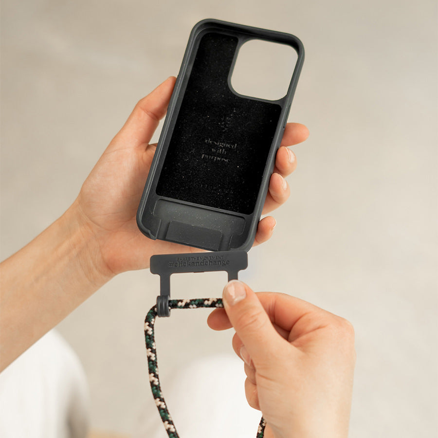 Woodcessories Change Case Bio - Black - iPhone 14 Pro Max