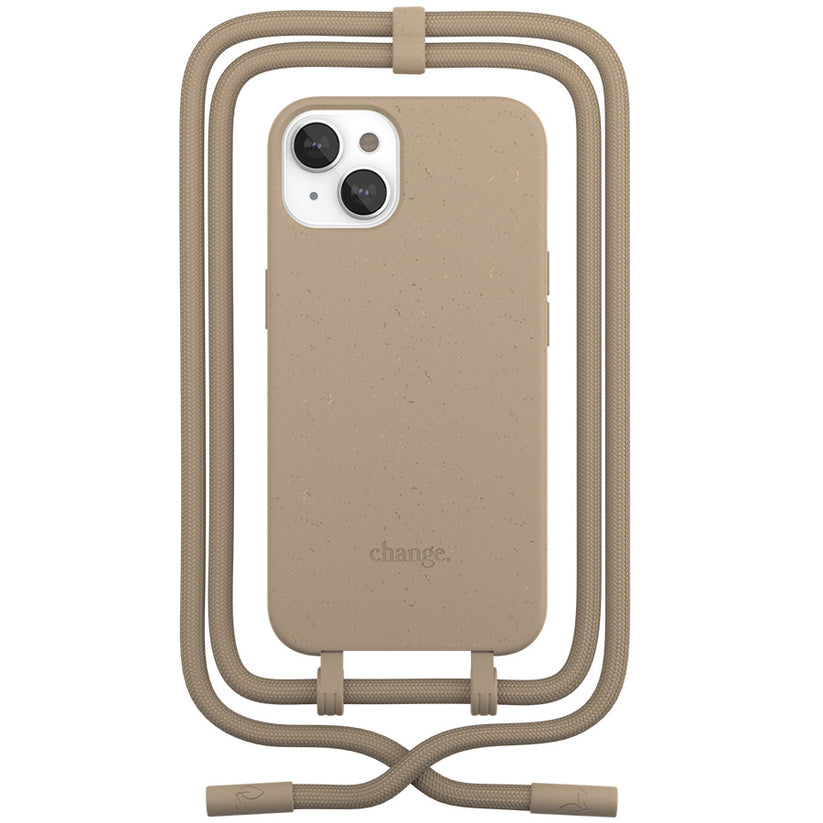 Woodcessories Change Case Bio - Taupe Brown - iPhone 14