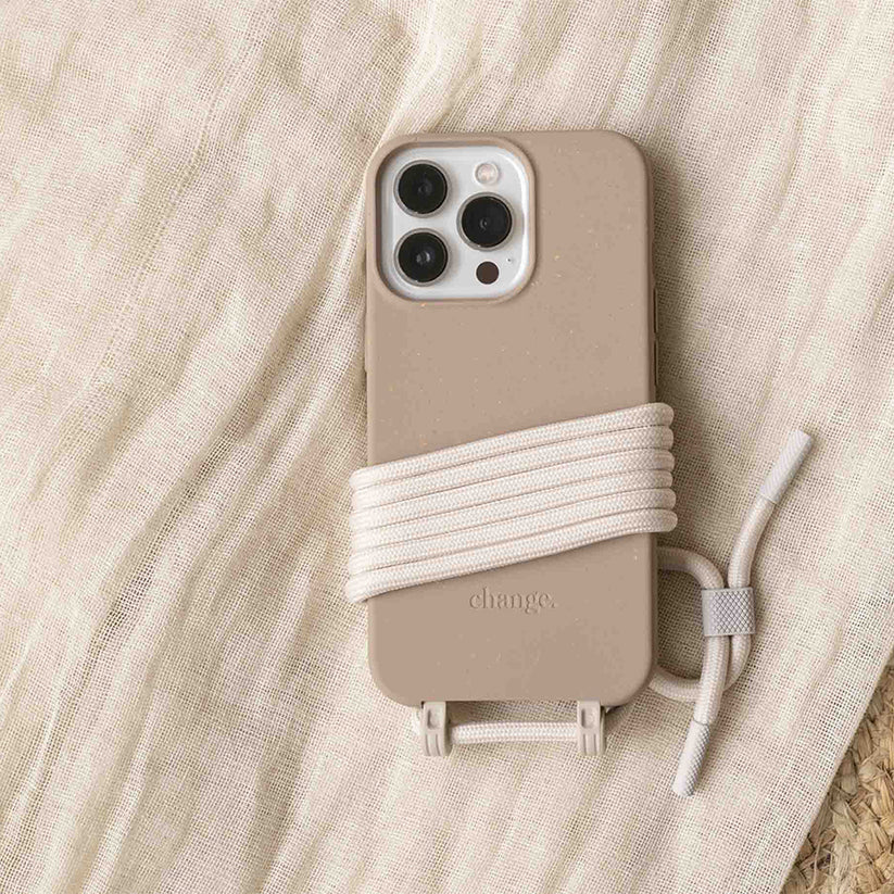 Woodcessories Change Case Bio - Taupe Brown - iPhone 14