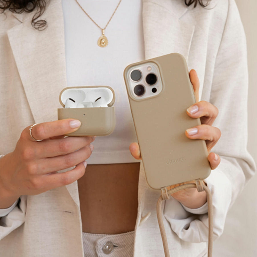 Woodcessories Change Case Bio - Taupe Brown - iPhone 14