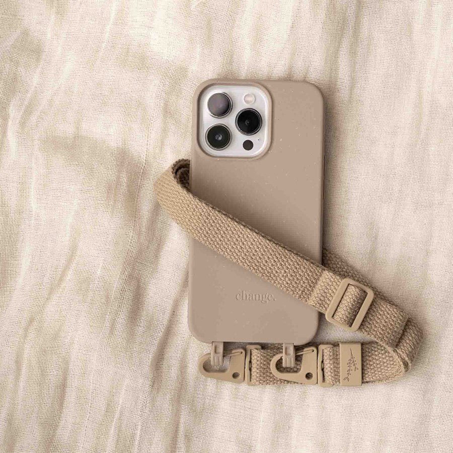 Woodcessories Change Case Bio - Taupe Brown - iPhone 14