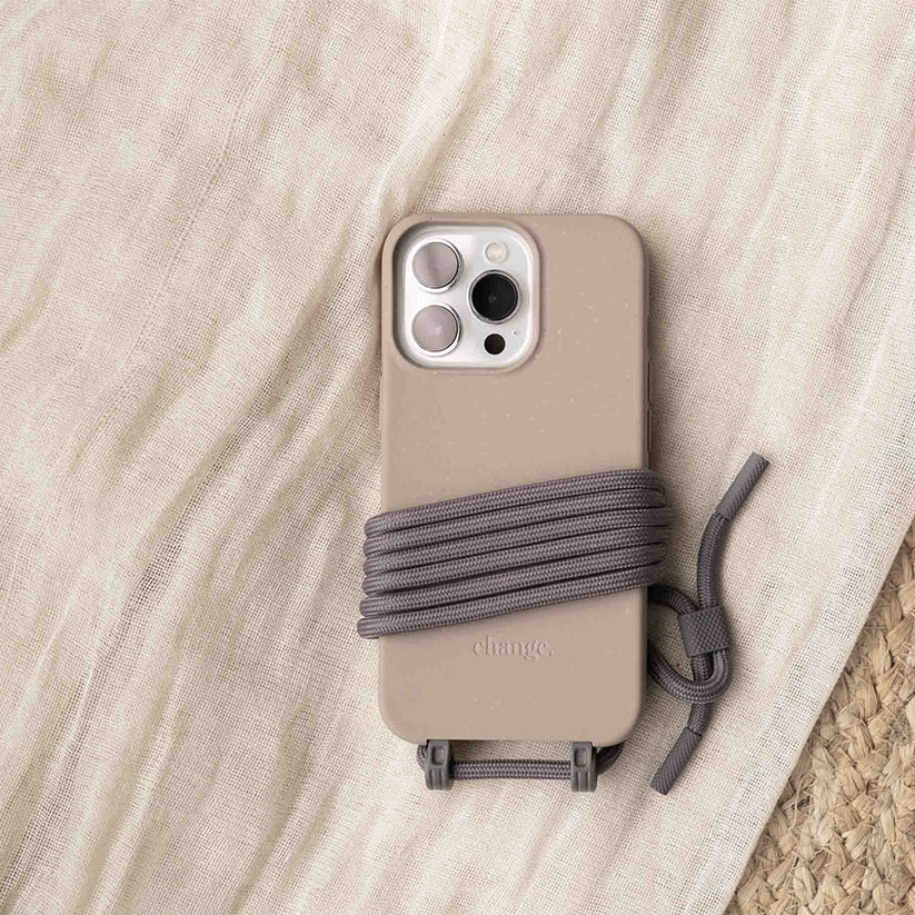 Woodcessories Change Case Bio - Taupe Brown - iPhone 14