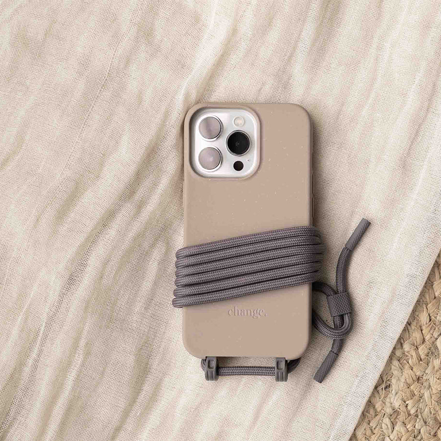 Woodcessories Change Case Bio - Taupe Brown - iPhone 14 Plus