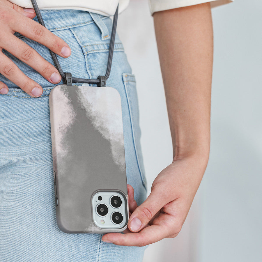 Woodcessories Change Batik/TieDye Case for iPhone 13 Pro Max - Anthracite Grey