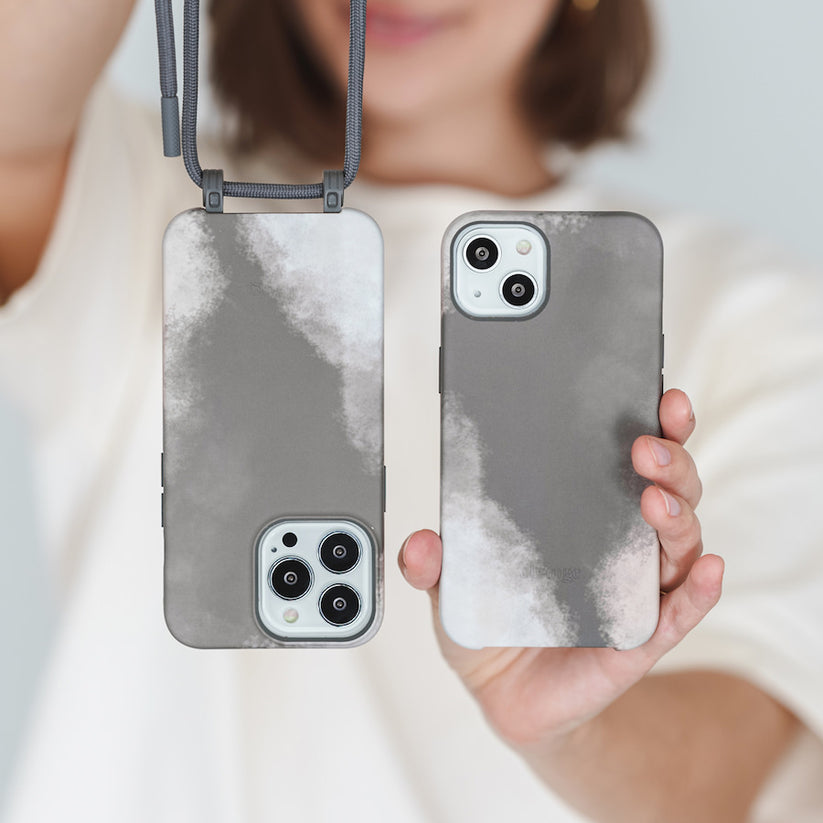 Woodcessories Change Batik/TieDye Case for iPhone 13 Pro Max - Anthracite Grey