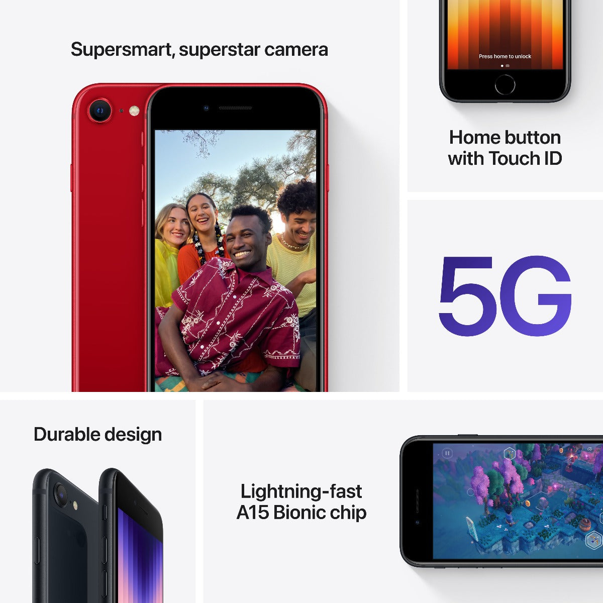 iPhone SE 64GB Midnight