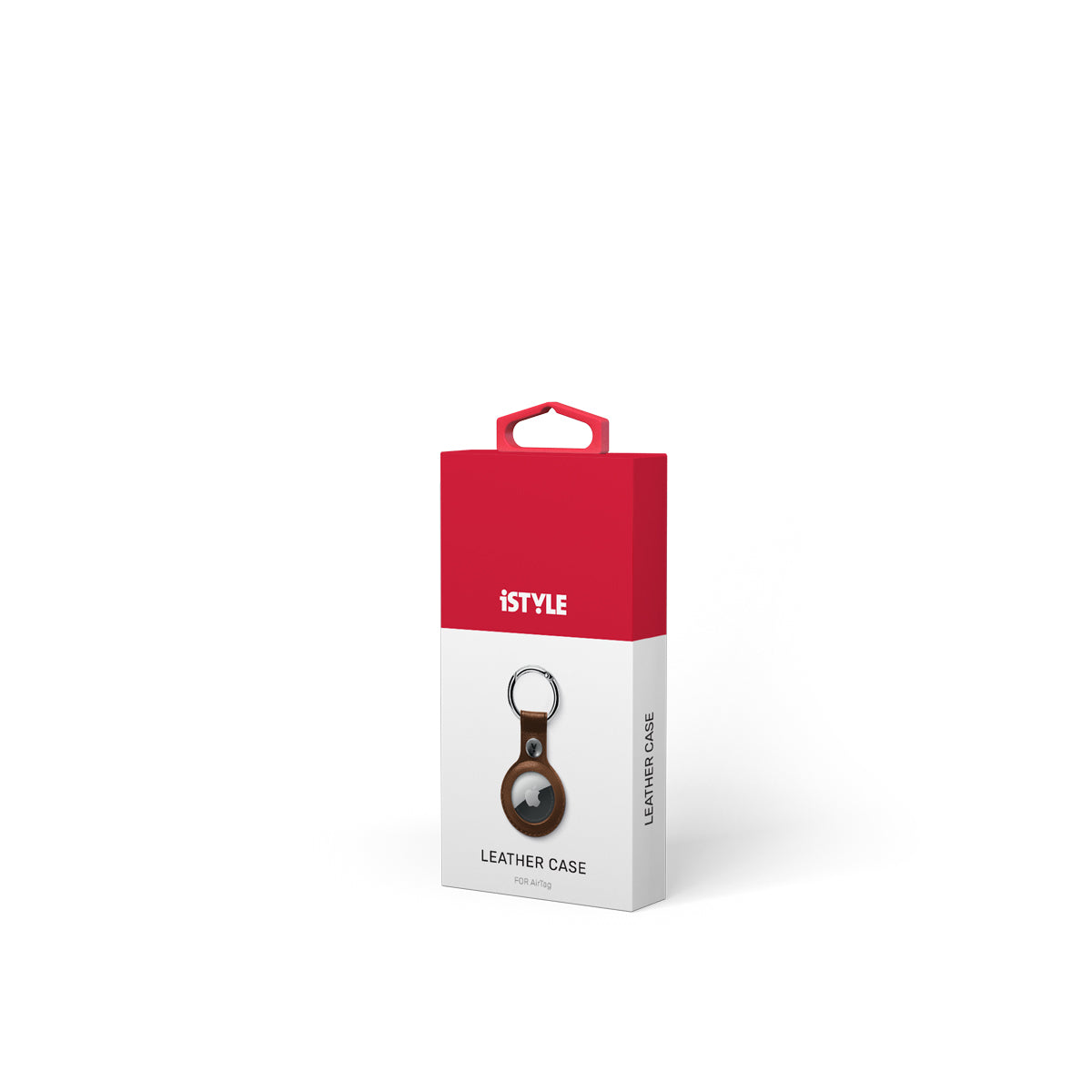 iSTYLE AIRTAG LEATHER CASE - Brown