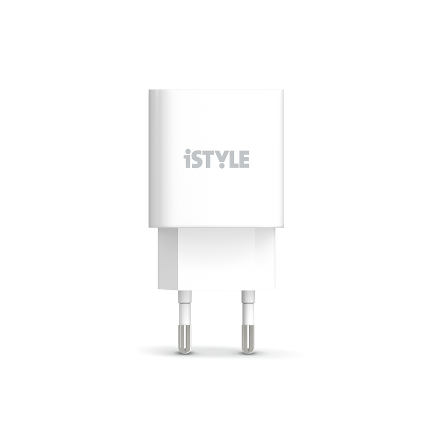 20W PD adaptér s káblom iSTYLE - biela