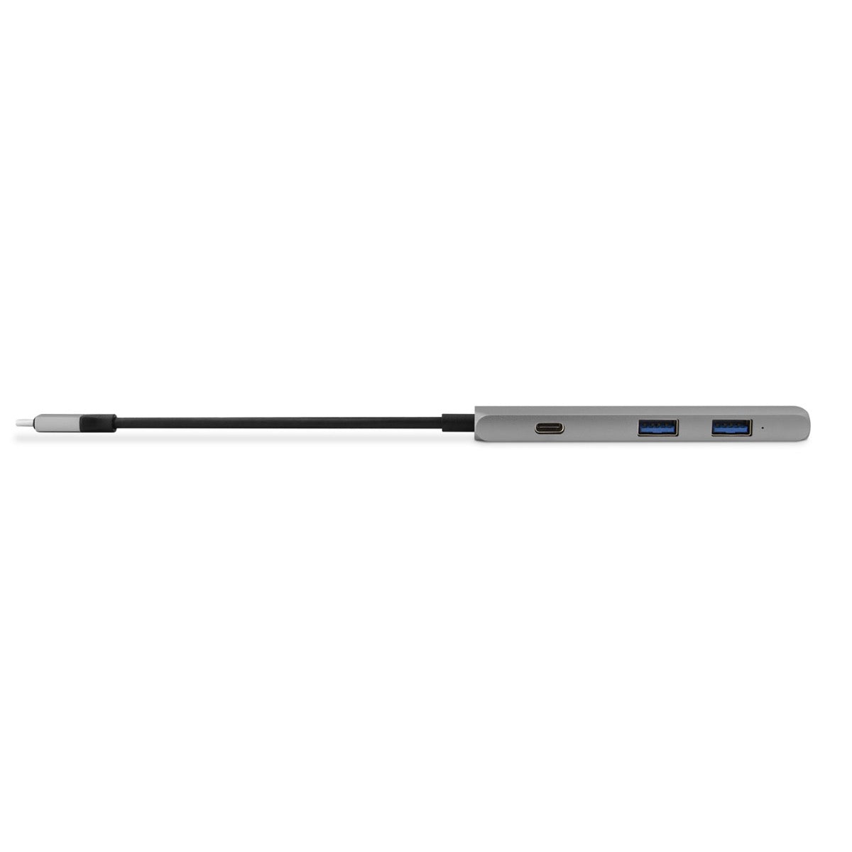 USB-C Hub adaptér iSTYLE - vesmírne šedý /čierny