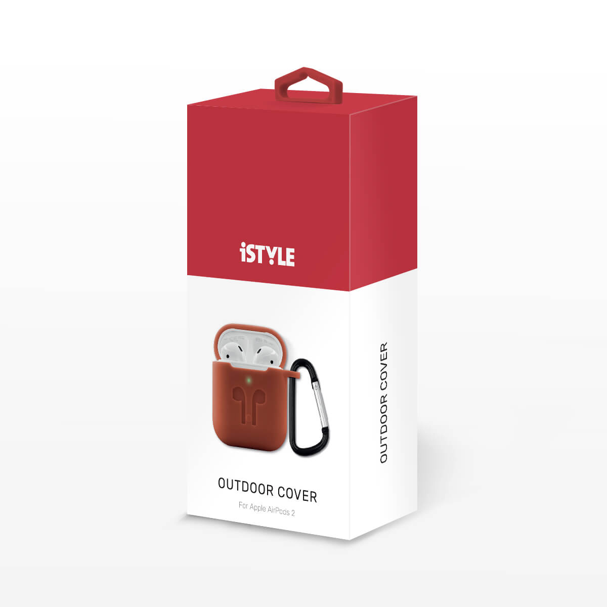 Outdoor obal na AirPods iSTYLE červený